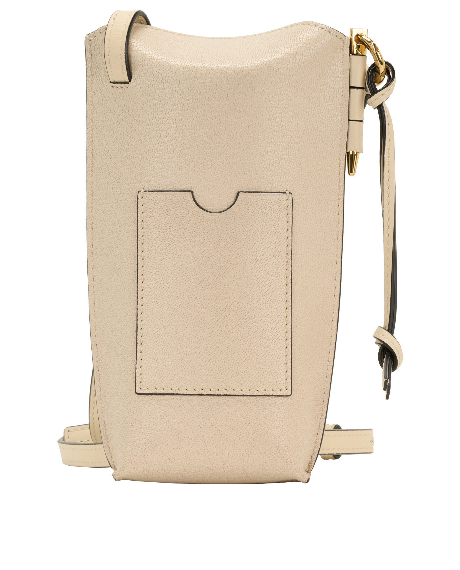 Gate Pocket Crossbody, &pound;250, Handbags, Cream, Leather, Back view